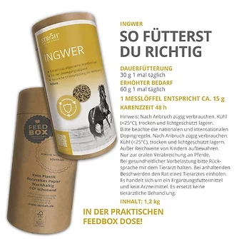 Produkt Bild STRÖH Ingwer 1,2 kg Feedbox Dose 4