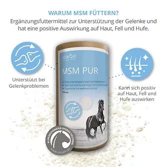 Produkt Bild STRÖH MSM Pur 1,4 kg Feedbox Dose 3