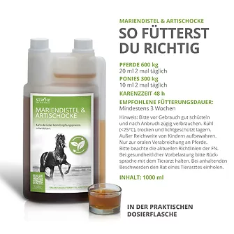 Produkt Bild STRÖH Mariendistel & Artischocke flüssig 1L 4