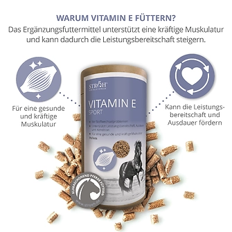 Produkt Bild STRÖH Vitamin E 1,2 kg Feedbox Dose 3