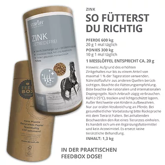 Produkt Bild STRÖH Zink 1,3 kg Feedbox Dose 4