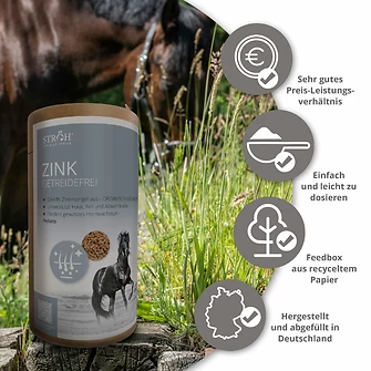 Produkt Bild STRÖH Zink 1,3 kg Feedbox Dose 5