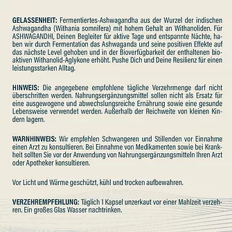 Produkt Bild hucare Ashwagandhi 90 Kapseln 2
