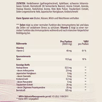 Produkt Bild hucare Berry Mix BERRIOTICS 200 g Pulver 3