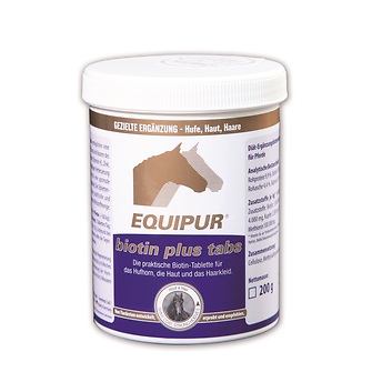Produkt Bild EQUIPUR - biotin plus tabs 0,2kg 1
