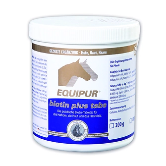 Produkt Bild EQUIPUR - biotin plus tabs 0,4kg 1