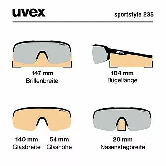 Produkt Bild uvex Sportstyle 235 Sportbrille 6