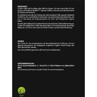 Produkt Bild hucare Edel-Eiweiß Chocolate 500 g Pulver 3