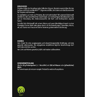 Produkt Bild hucare Edel-Eiweiß Neutral 40 g Probe 3