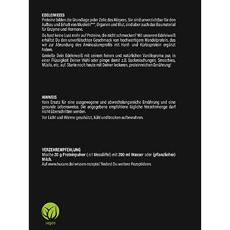 Produkt Bild hucare Edel-Eiweiß Vanilla 500 g Pulver 3