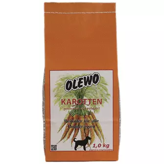 Produkt Bild Olewo für Hunde Karottenbeifutter - 1kg 1