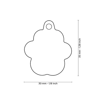 Produkt Bild MyFamily Hundemarke Classic Große Pfote 2