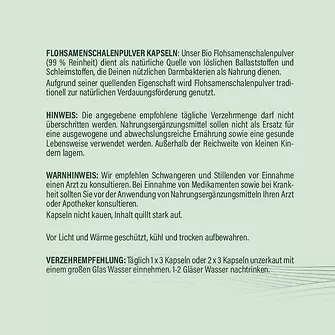 Produkt Bild hucare Psyllium Husk 250 Kapseln 2