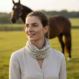 Produkt Bild St. Hippolyt Multifunktionstuch / Scarf Elfenbein 2