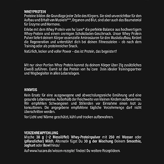 Produkt Bild hucare Whey Protein Chocolate 30 g Probe 2