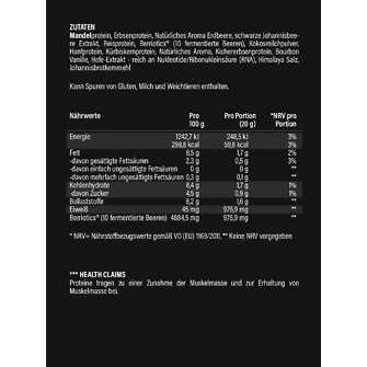 Produkt Bild hucare Edel-Eiweiß Strawberry 500 g Pulver 2