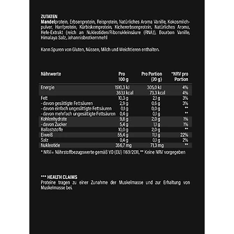 Produkt Bild hucare Edel-Eiweiß Vanilla 500 g Pulver 2